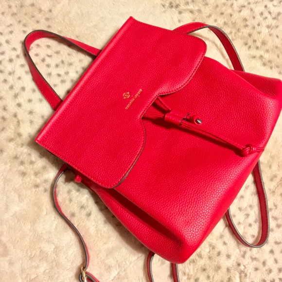 nanette lepore red backpack